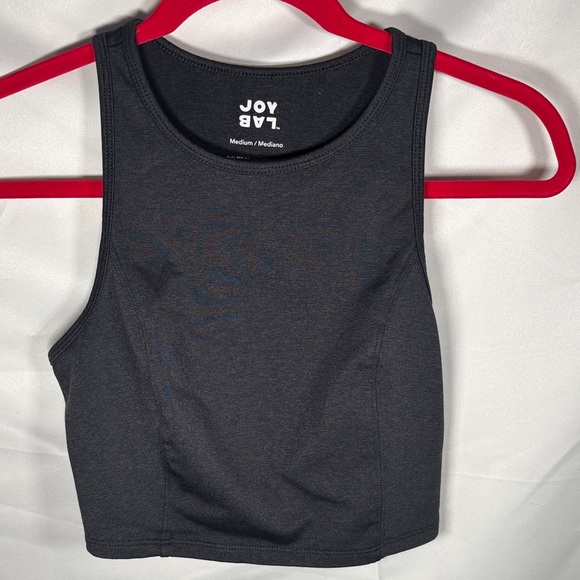 JoyLab Tops - JoyLab Women's Charcoal Crop Top SZ M